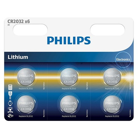 Baterii - BATERIE LITHIUM CR2032 BLISTER 6 BUC PHILIPS