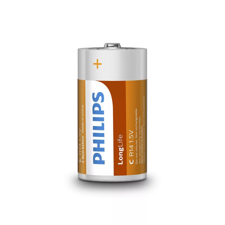 BATERIE LONGLIFE R14 C BLISTER 2 BUC PHILIPS [2]