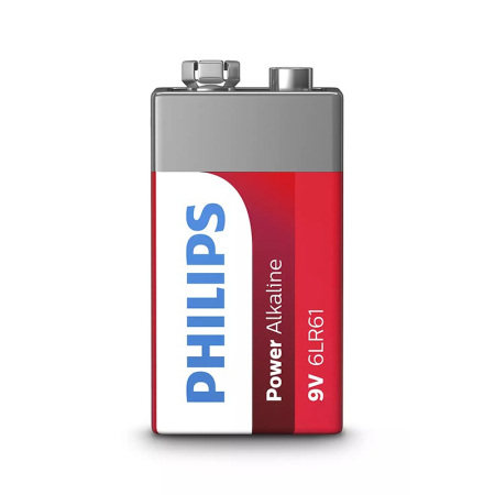 BATERIE POWER ALKALINE 9V BLISTER 1 BUC PHILIPS [2]
