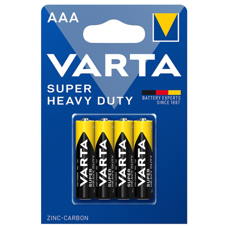 BATERIE SUPER HEAVY DUTY R03 BL 4 BUC VARTA [1]