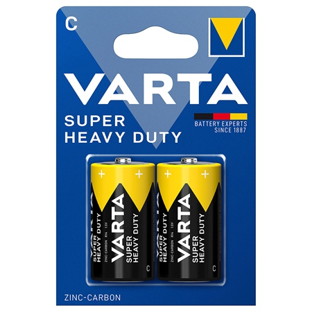 Baterii - BATERIE SUPER HEAVY DUTY R14 BL 2 BUC VARTA
