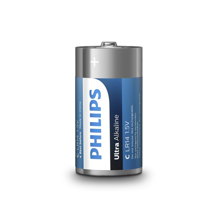 BATERIE ULTRA ALKALINE LR14 C BLISTER 2 BUC PHILIPS [2]