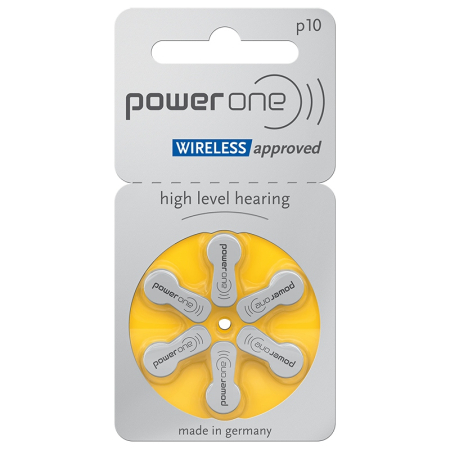 BATERII AUDITIVE POWER ONE P10 BL 6 VARTA [1]