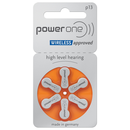 BATERII AUDITIVE POWER ONE P13 BL 6 VARTA [1]
