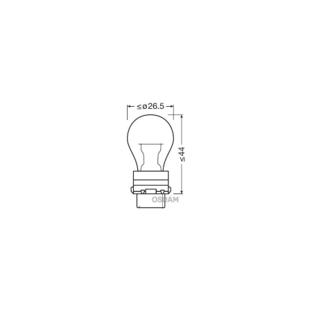 BEC 12V PY27/7W ORIGINAL SET 10 BUC OSRAM [1]