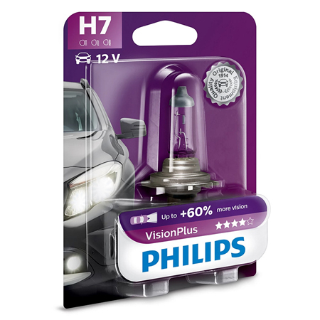 Electrice, surse de energie și Iluminat - BEC AUTO H7 VISION PLUS PHILIPS