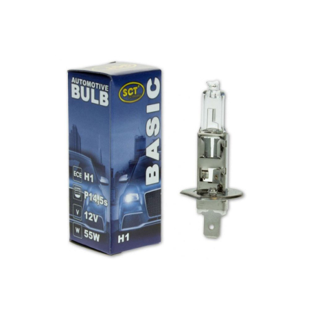 SISTEMUL DE ILUMINARE - BEC FAR H1 12V 55W P14.5S BASIC SCT