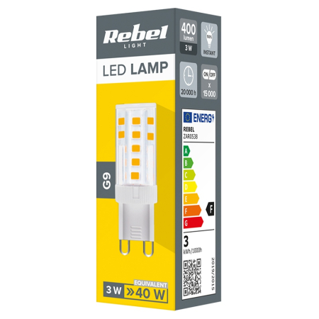 BEC LED G9 3W 4000K 230V REBEL [2]