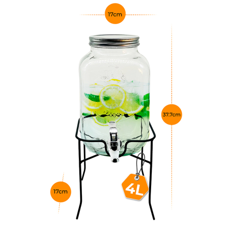 BORCAN LIMONADA 4 L CU STAND SI ROBINET [15]