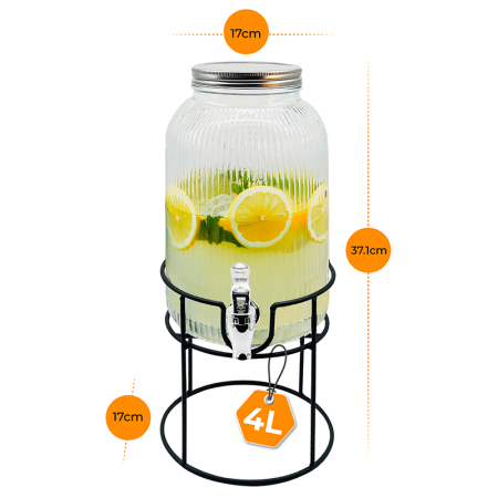 BORCAN LIMONADA 4 L CU STAND SI ROBINET [14]