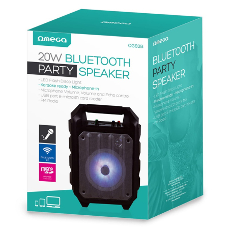 BOXA BLUETOOTH PORTABILA OG82B OMEGA [2]
