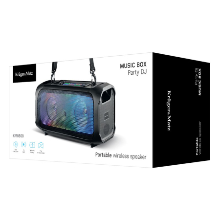 BOXA BT PORTABILA MUSIC BOX PARTY DJ KRUGER&MATZ [6]