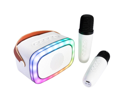 Boxe - Boxa Portabila Karaoke cu 2 Microfoane Functie BT/USB/TWS