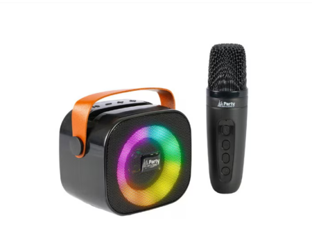 Boxe - Boxă portabilă Party KARAKID10, 1200 mAh, Bluetooth, negru