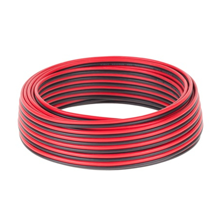 Conectica - CABLU DIFUZOR CCA 2X0.75MM ROSU/NEGRU 10M