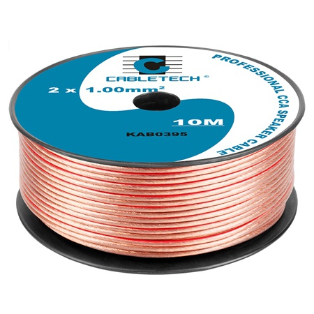 Conectica - CABLU DIFUZOR CCA 2X1.00MM TRANSPARENT 10M