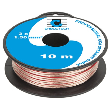 Conectica - CABLU DIFUZOR CCA 2X1.50MM TRANSPARENT 10M