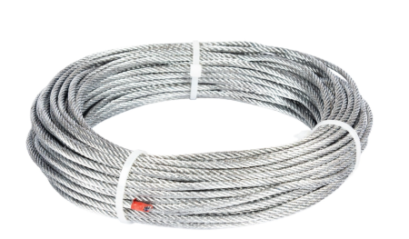 Construcții - Cablu otel zincat Micul Fermier, diametru 4mm, lungime 25m