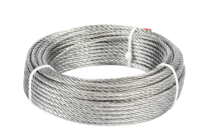 Construcții - Cablu otel zincat Micul Fermier, diametru 5mm, lungime 25m