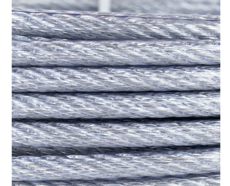 Cablu otel zincat Micul Fermier, plastifiat, diametru 4-5.5mm, lungime 25m [2]