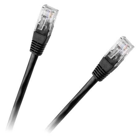 CABLU PATCHCORD UTP CAT6 0.25M NEGRU REBEL [1]