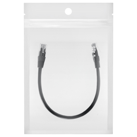 CABLU PATCHCORD UTP CAT6 0.25M NEGRU REBEL [2]