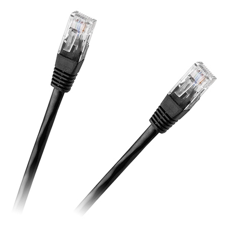 Patchcord - CABLU PATCHCORD UTP CAT6 2M NEGRU REBEL