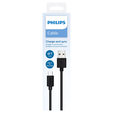 CABLU USB-A MICRO USB 1.2M PHILIPS [2]