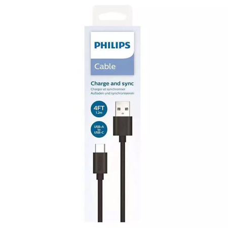 CABLU USB-A USB-C 1.2M PHILIPS [2]