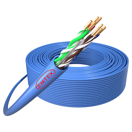 Cabluri la rola - CABLU UTP CAT6 CUPRU 24AWG 305M EMTEX