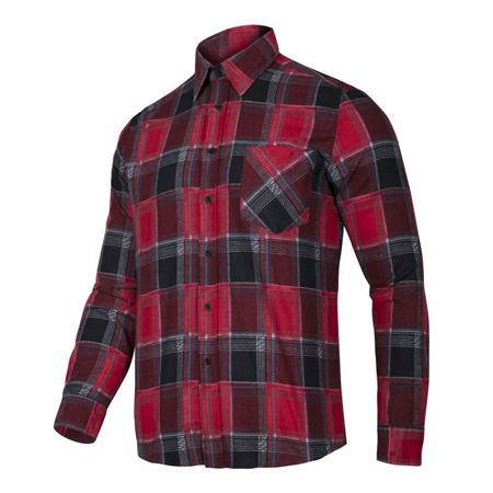 Service, hobby, mentenanta - CAMASA FLANEL CU CAROURI / ROSU - S/H-164