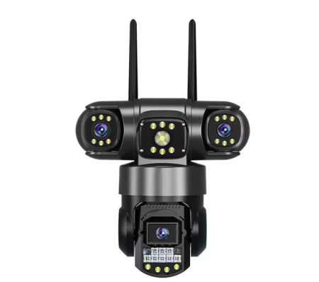 Echipamente supraveghere & Lanterne profesionale - Camera de securitate Andowl G819 4G PTZ IP 8K 12MP cu lentila tripla ecran triplu detectare miscare audio bidirectional si vedere nocturna