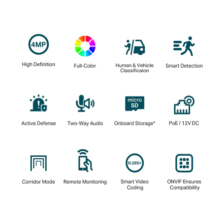 CAMERA SUPRAVEGHERE TURRET FULLCOLOR 2.8MM VIGI TP-LINK [3]