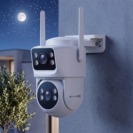 CAMERA WIFI CONNECT C120 4+4MPX TUYA KRUGER&MATZ [4]