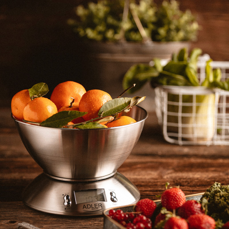 CANTAR BUCATARIE CU BOL INOX 1.8L ADLER [5]