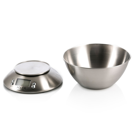 CANTAR BUCATARIE CU BOL INOX 1.8L ADLER [2]