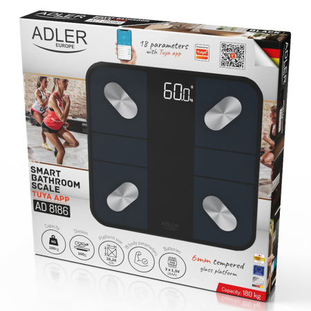 CANTAR SMART TUYA AD 8186 NEGRU ADLER [8]