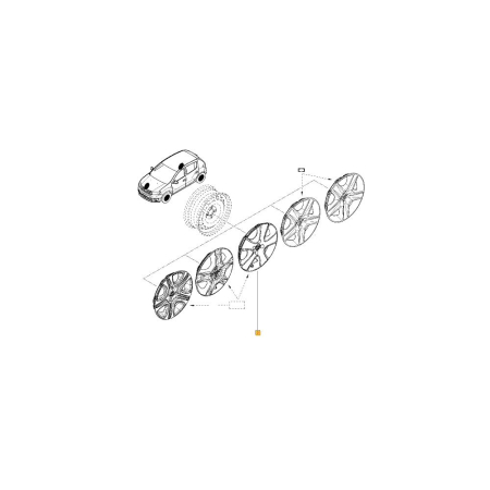 Articole auto - CAPAC ROATA TABLA 16`` LOG. II/ SAND.