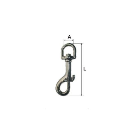 CARABINA BRELOC CU ARC SI INEL ROTATIV 11X53M [1]