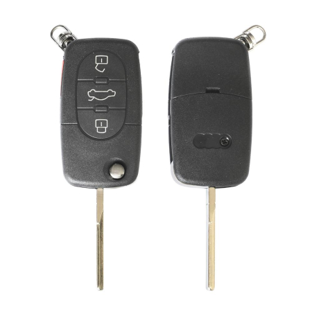 ALTE ACCESORII DE INTERIOR - CARCASA CHEIE CONTACT PENTRU AUDI A3 / A6 / A8, 3+1 BUTOANE, CU CHEIE