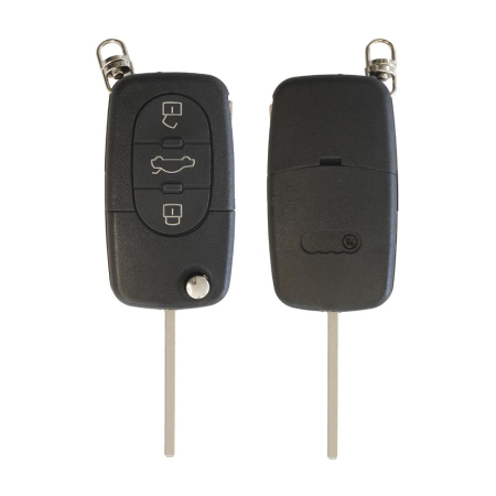 ALTE ACCESORII DE INTERIOR - CARCASA CHEIE CONTACT PENTRU AUDI A3 / A6 / A8, 3 BUTOANE, CU CHEIE