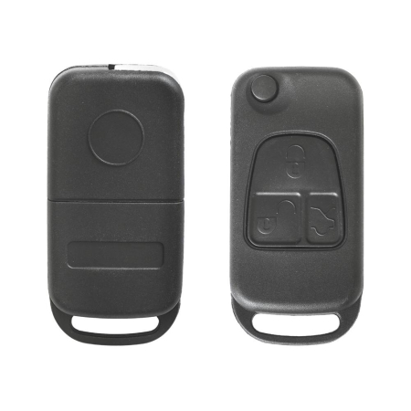 CARCASA CHEIE CONTACT PENTRU MERCEDES-BENZ CLASS C/ S / ML / SL 3 BUTOANE, CU CHEIE [1]