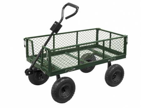 Unelte Gradina - Cărucior de grădină cu plasă DEDRA N1011, 96x50x80 cm