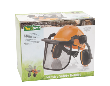 Casca cu viziera protectie din plasa si antifoane [1]