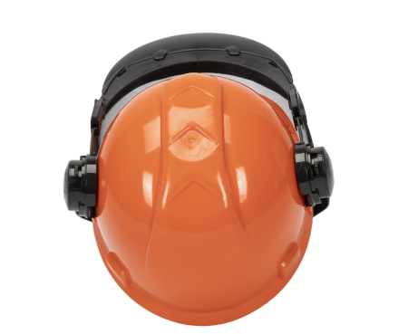 Casca cu viziera protectie din plasa si antifoane [3]