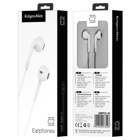 CASTI IN-EAR CU MICROFON KRUGER&MATZ [3]