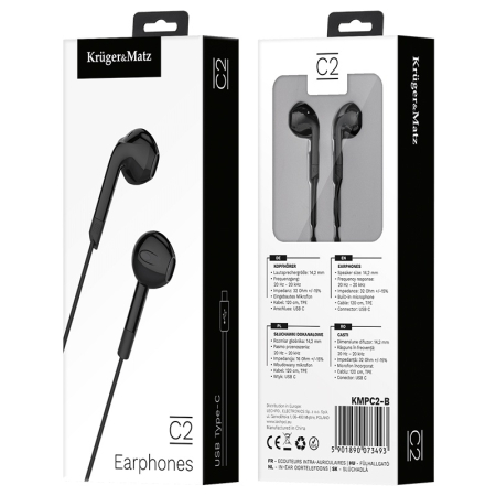 CASTI IN-EAR CU MICROFON KRUGER&MATZ [3]