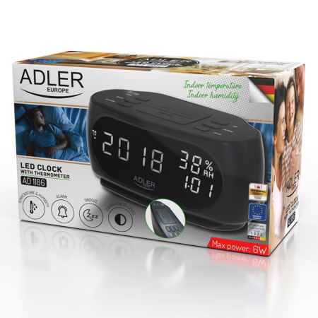 CEAS ALARMA CU AFISARE TEMPERATURA SI UMIDITATE ADLER [5]