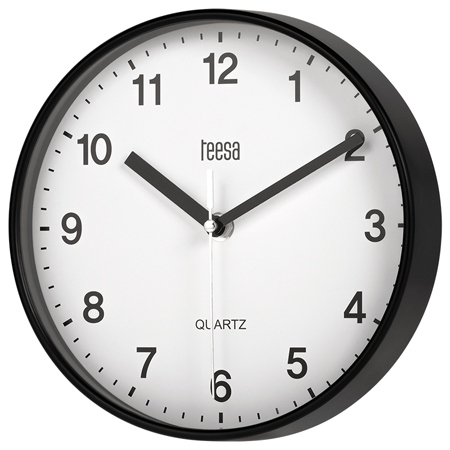 Ceasuri decor - CEAS PERETE 20CM NEGRU TEESA