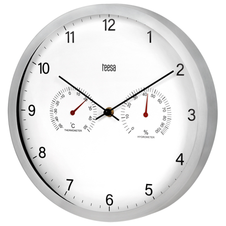 CEAS PERETE 30CM TERMOMETRU HIGROMETRU TEESA [1]